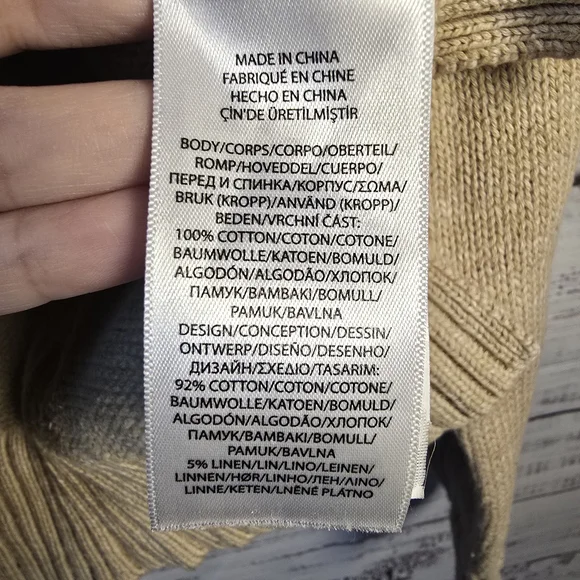 Polo Ralph Lauren Bear Sweater Medium Beige Preppy Knit Iconic Teddy - Picture 5 of 7